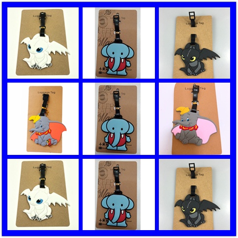 Elephant luggage tag on sale