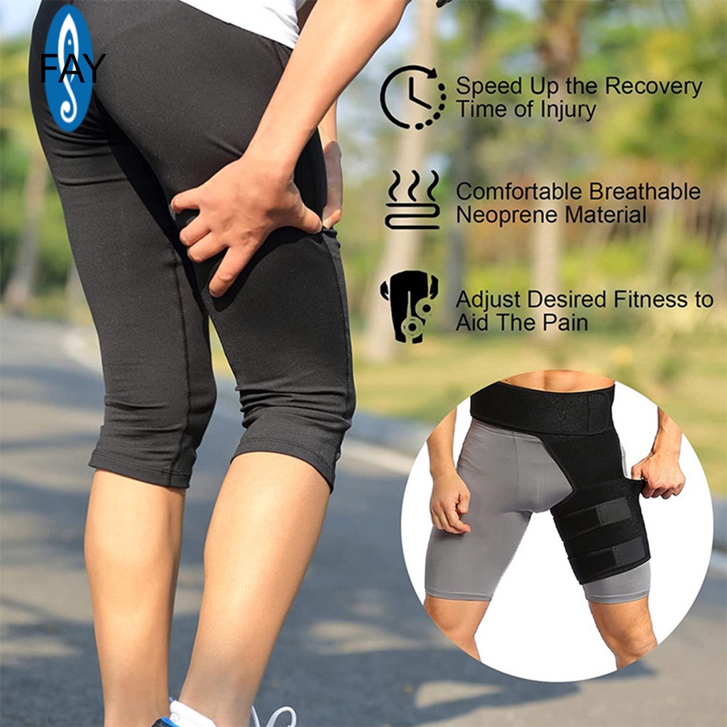 Groin Support Hip Brace Compression Groin Wrap Antimuscle Strain Hip