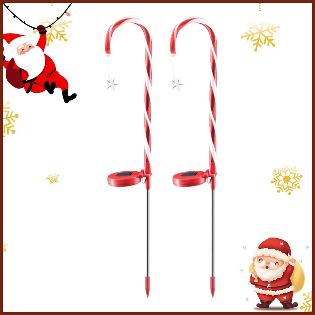 Candy Cane Lights Solar Christmas Candy Canes Lights Solar Candy Cane