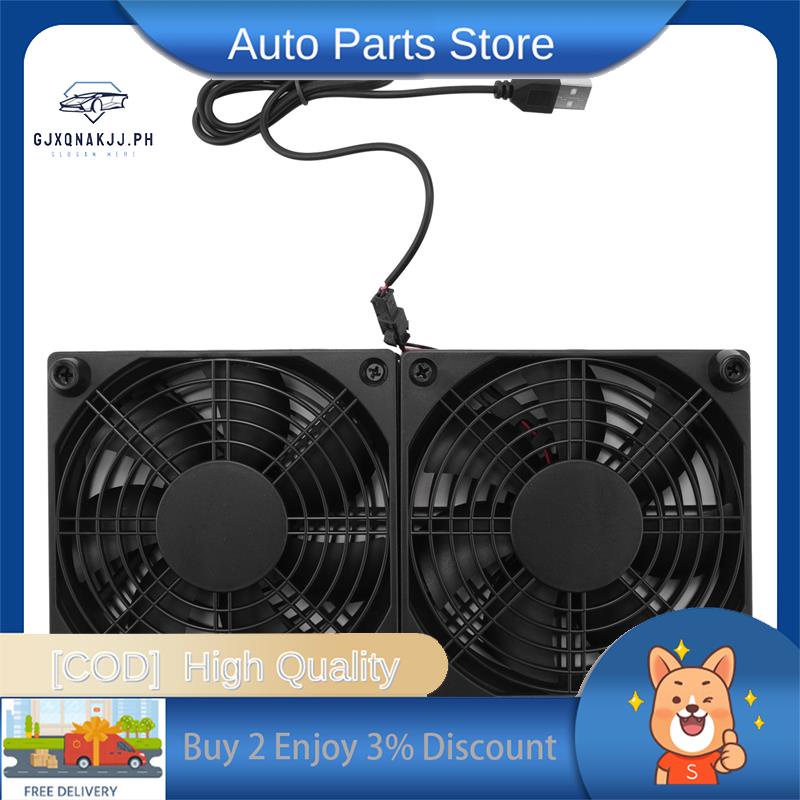 120Mm 5V USB Powered PC Router Dual Fans High Airflow Cooling Fan for