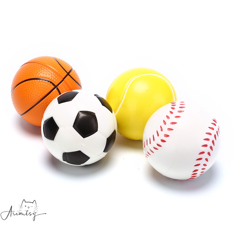 Sun hand football exercise soft squeeze stress reliever ball massage
