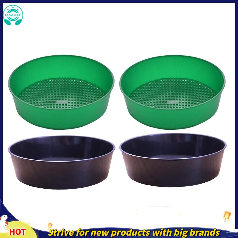 【quwujhff】Garden Sieve Compost Sieve 4 Pack Rock Garden Sieve Sand