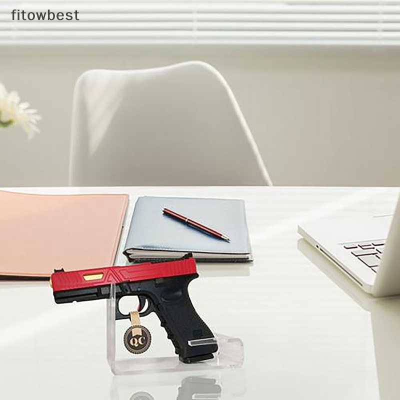 Fbph Clear Acrylic Display Stand Hand Holder Stand Gun Organizer Toy Gun Storage Rack QDD