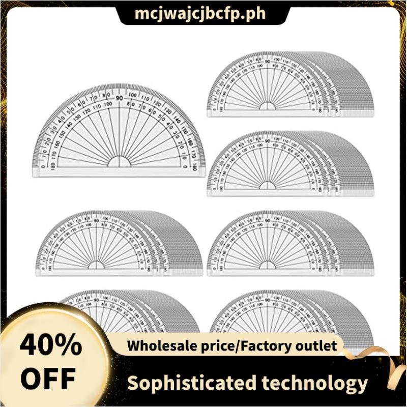 Perfect 100 Piece Math Protractors Plastic Protractor 180 Degrees