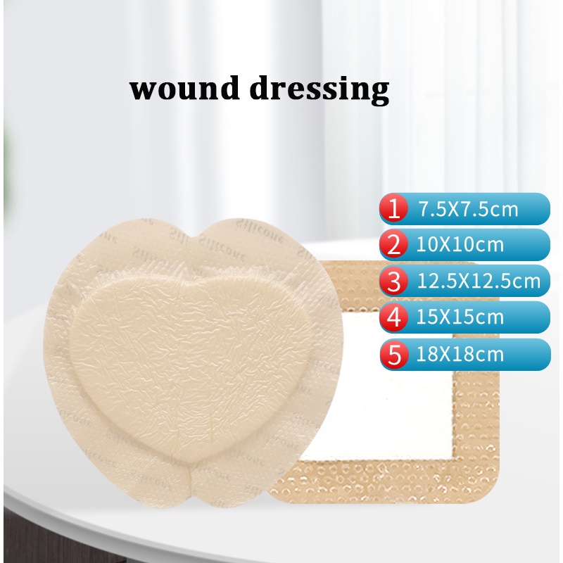 Adhesive bandages for bedsores//pressure ulcer patches//silicone gel