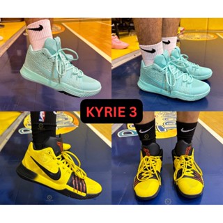 Kyrie 3 yellow and on sale blue