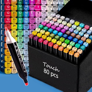 Soucolor Color Marker Set 24 Pcs Alcohol Marker Pen Set Dual  Colour Markers Pen - Color Marker Set 24 Pcs Alcohol Marker Pen Set Dual  Colour Markers Pen