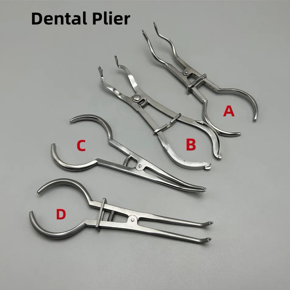 Dental Endodontic Rubber Dam Clamp Placing Forceps Plier Dentistry Lab ...