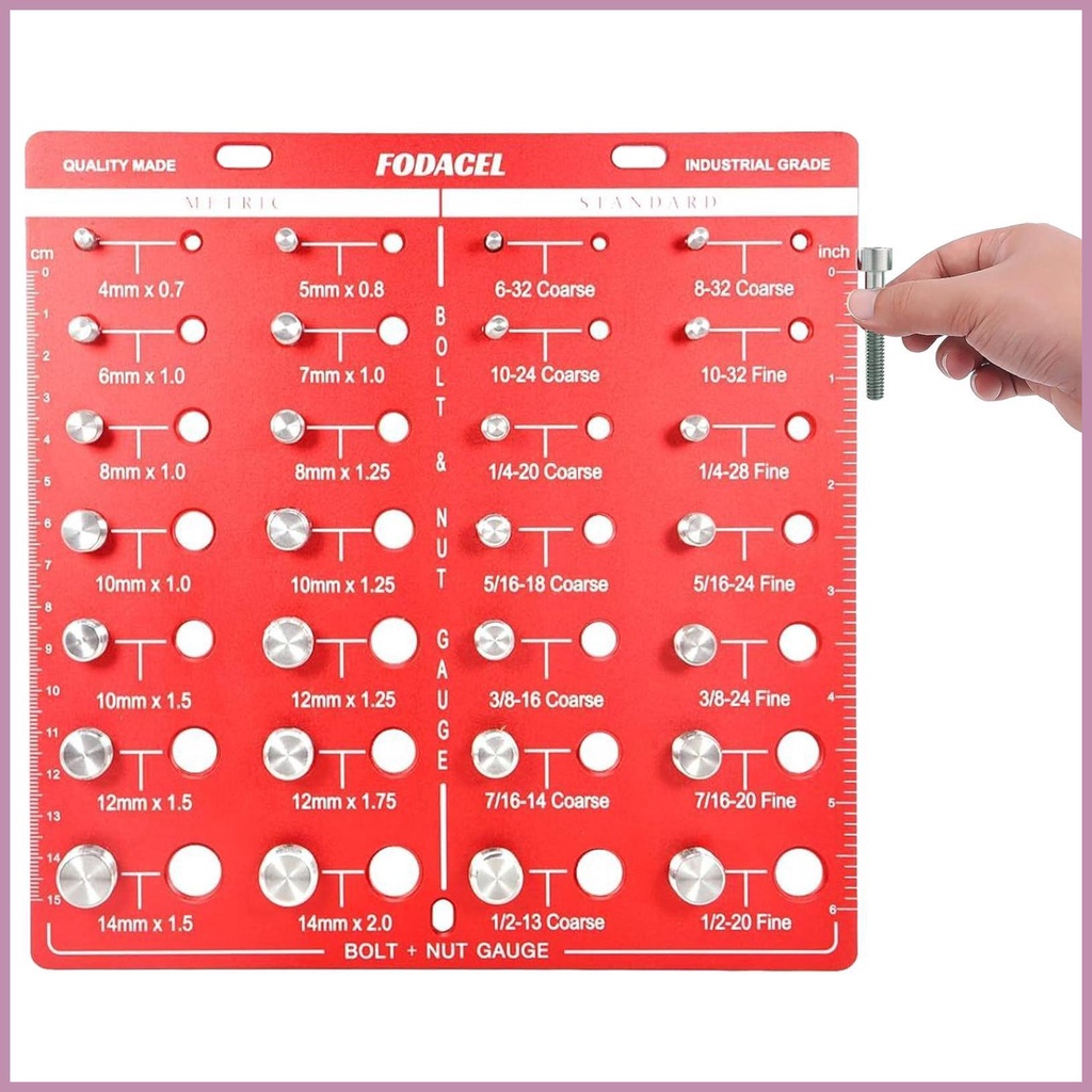 Bolt And Nut Thread Size Identifier Thread Checker & Bolt Size Finder ...