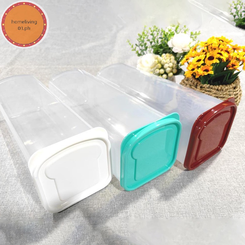 homeliving01 Rectangular Bread Box Translucent Cake Container Packaging ...