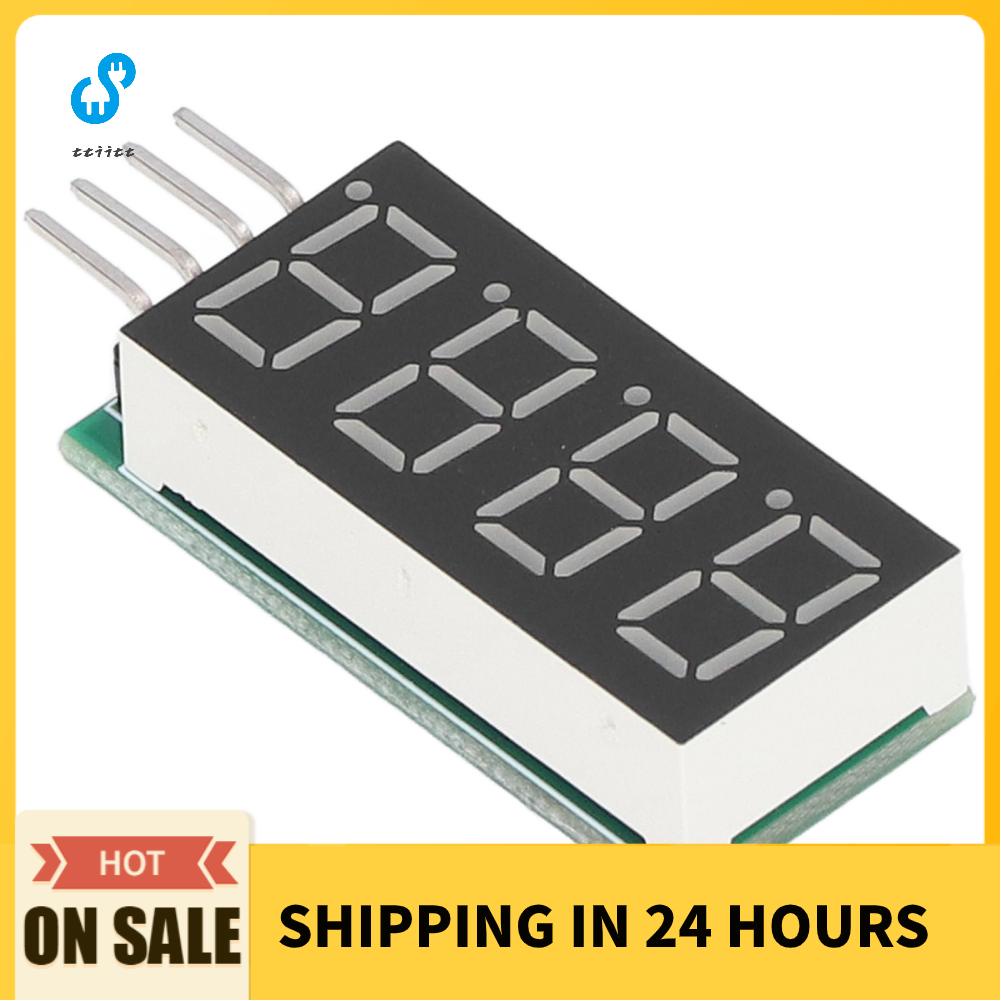 Ttiitt LED Display I2C Module Multiple Characters Digital Tube 4 Digit ...