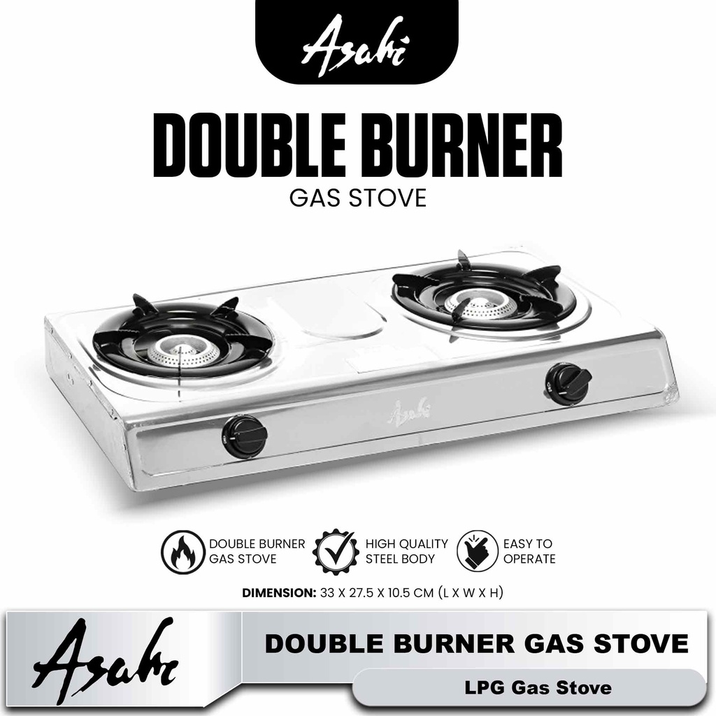 ASAHI GS 447 Double Burner Gas Stove Shopee Philippines