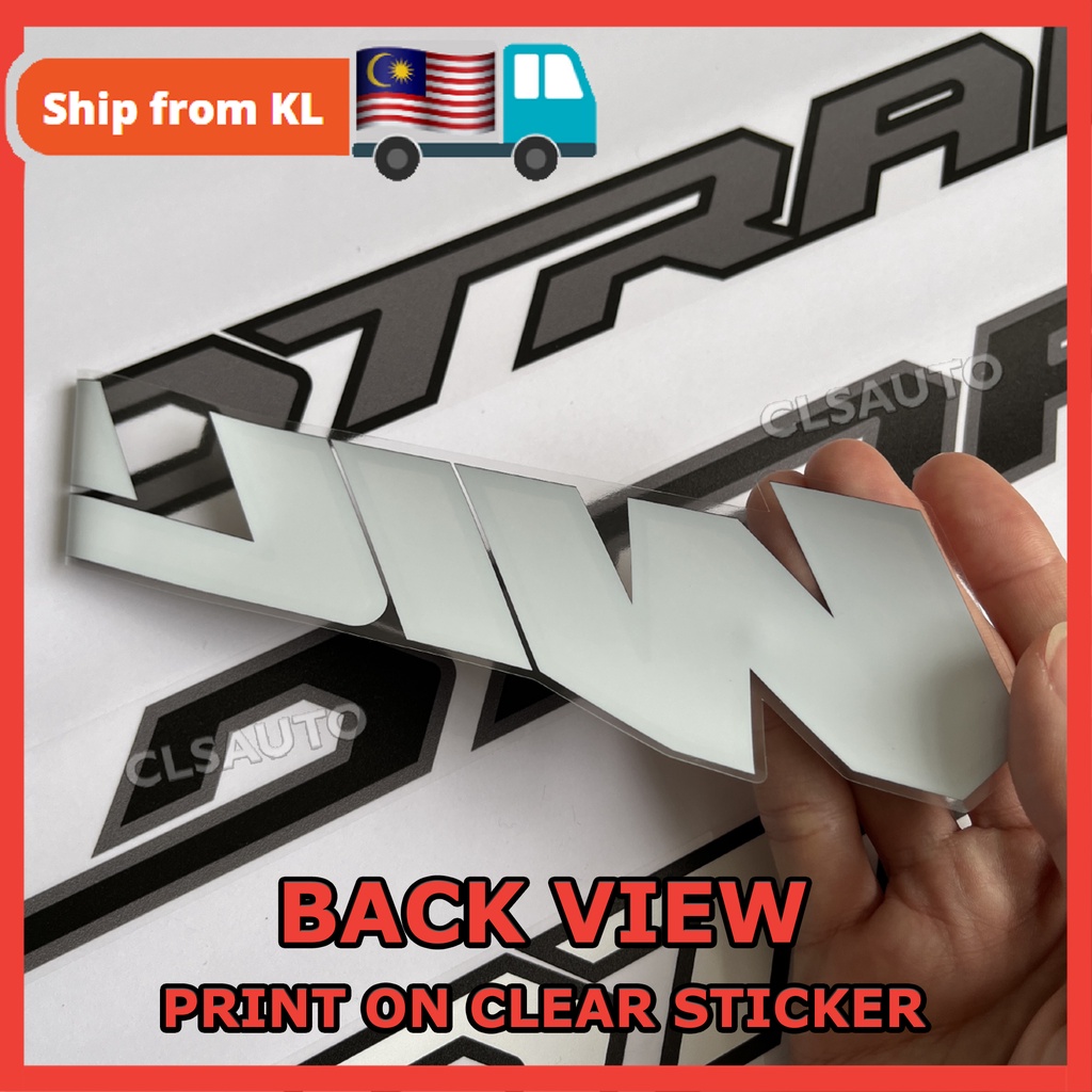 Wildtrak Sticker Ranger Raptor Side Rear Left Right Door Trunk ...