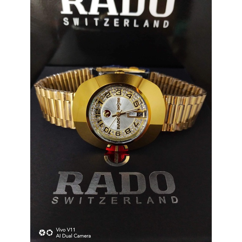 RADO DIASTAR tungsten bezel stainless steel automatic watch Shopee