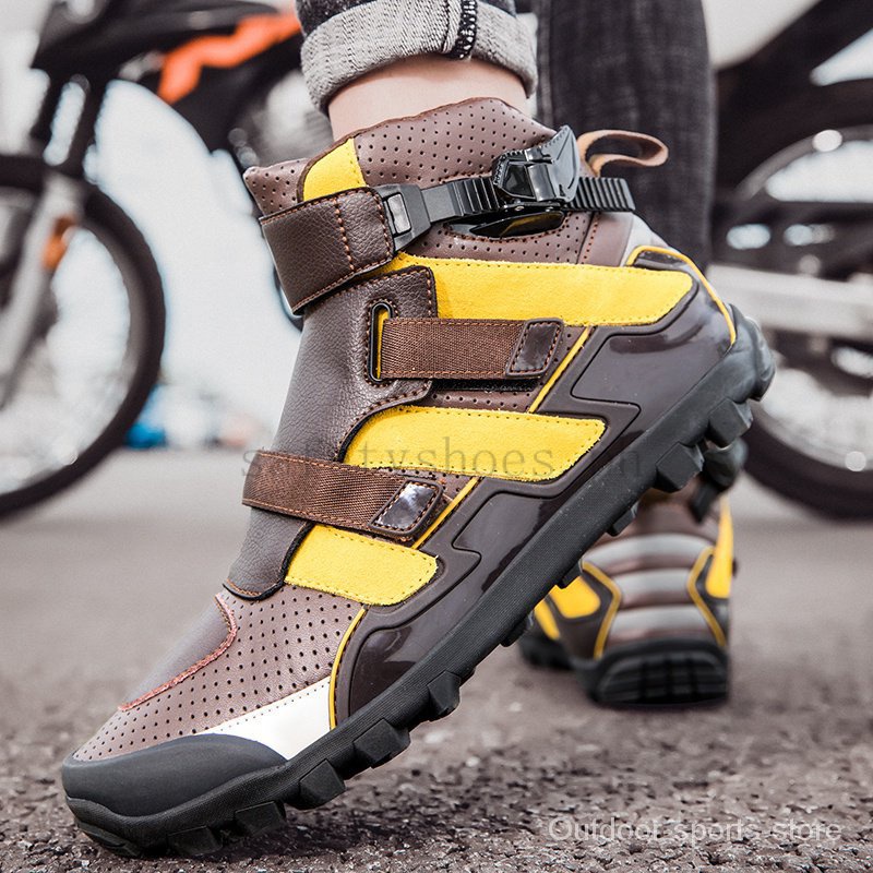 Outdoor Adventure Motorcycle Boots Man Off-road Motorbike Low Boots ...