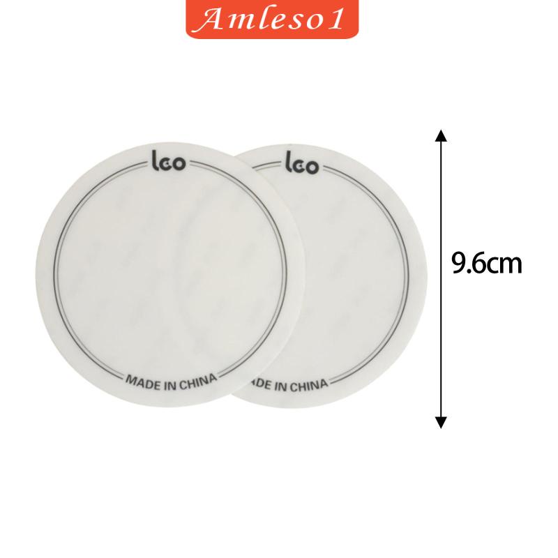 [Amleso1] 2Pcs Drum Head Patches Drumhead Patch Protector for Bass Drum