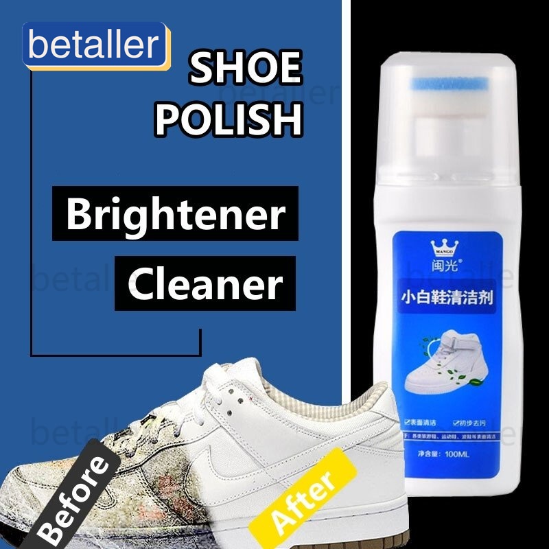 Shoe Cleaner Brightener Remove Yellow Shoe Brush White Shoes