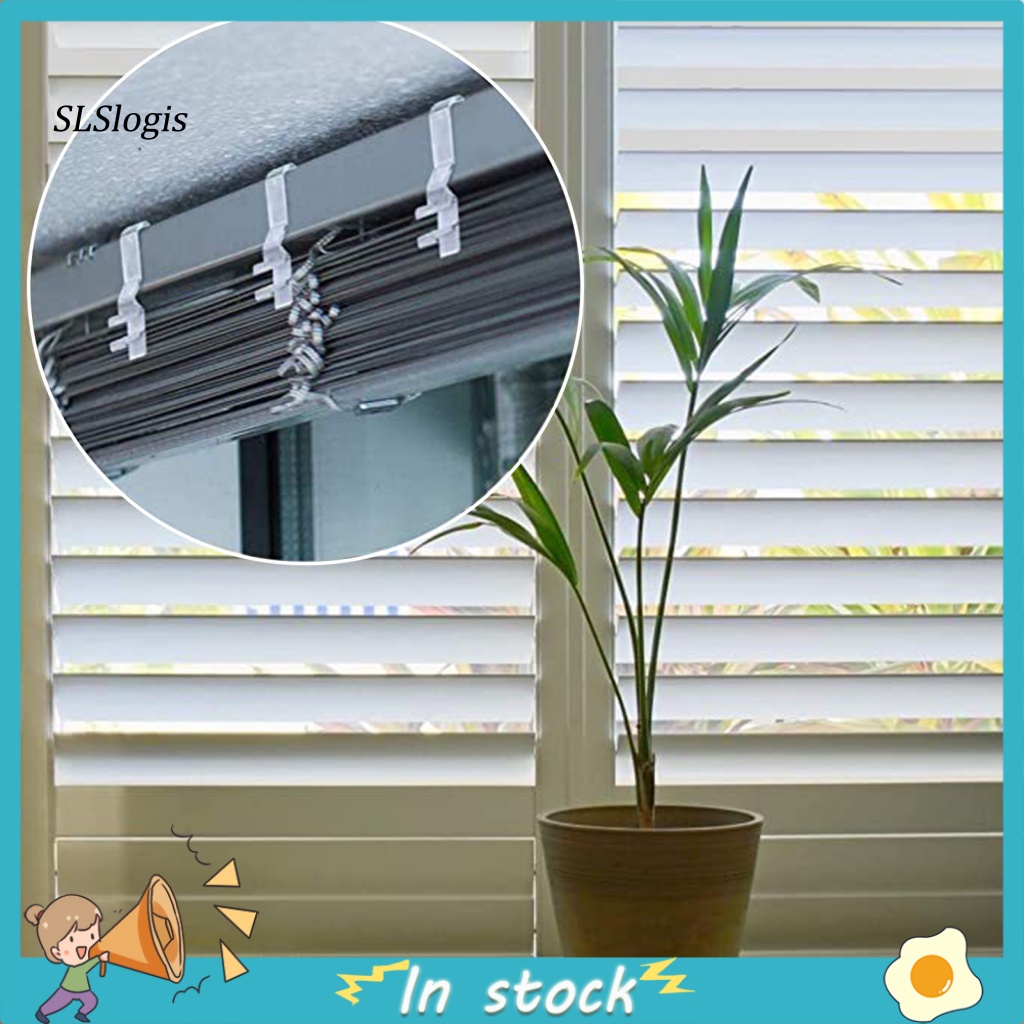 SLS_ Secure Blind Clip Installation Window Blind Clips Easy Install