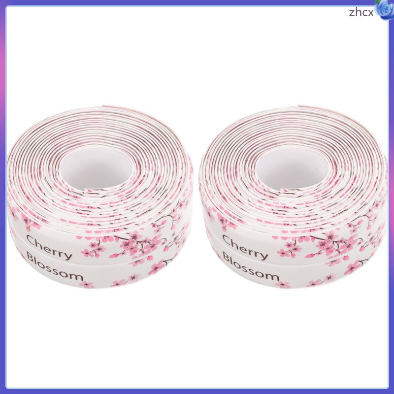 2 Rolls Bathroom Caulk Strip Selfadhesive Gaps Tape Bathtub Caulking