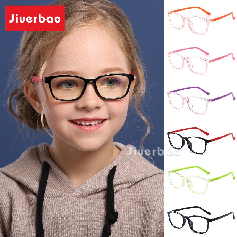 New Square Anti Radiation Eyeglass for Kids Candy Color Eyeglass Frame