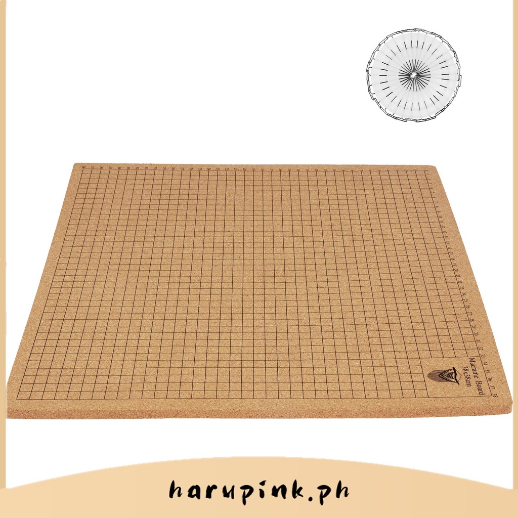 Macrame Board with Grids Double Sided Macrame Project Board with 30 T