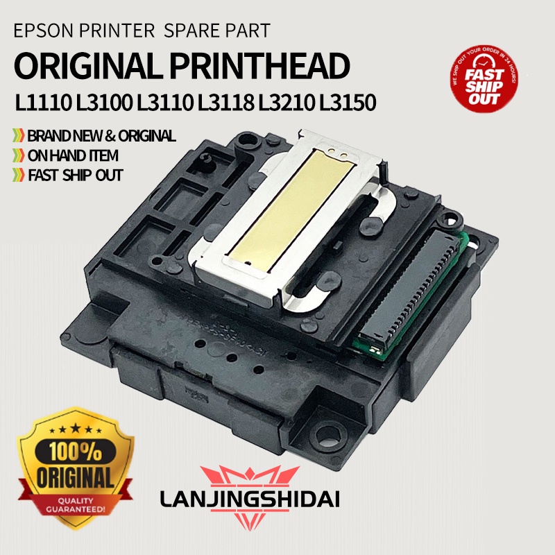 Original Epson Printhead L1110 L3100 L3106 L3108 L3110 L3115 L3116 L3117 L3118 L3119 L3150 L3156 9598