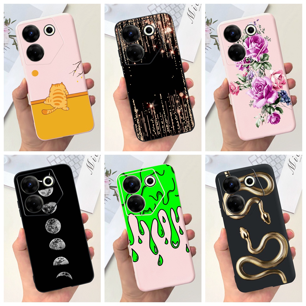 Tecno Camon 20 Pro 5G Phone Case Shockproof Silicone Bumper Tecno ...