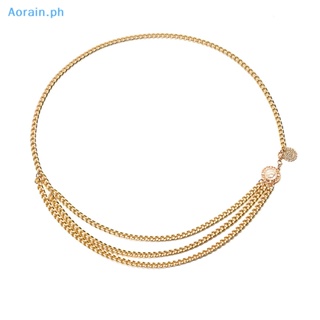 Fashion Simple Chain Belt Women Lady High Waist Gold Belts Waistband For  Party Jewelry Dress Metal Chain Belt 