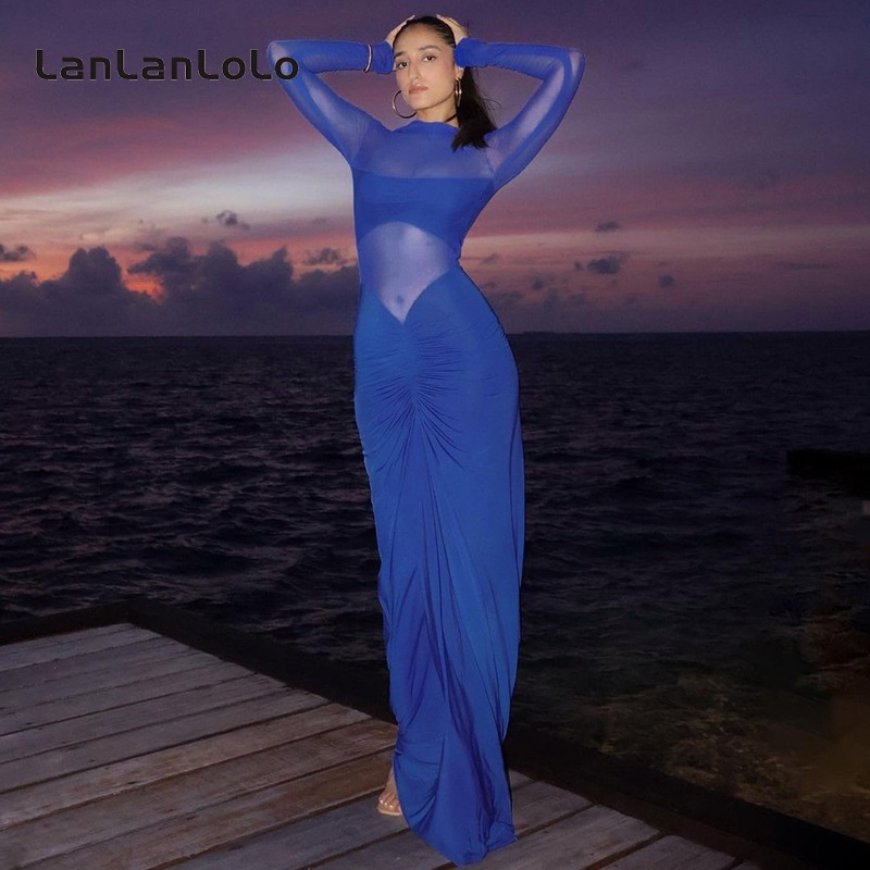 2024 Fashion Sexy Round Neck Strapless Sleeveless Waist Slimming Large Group Of Birthday Dress Dinner Clothing