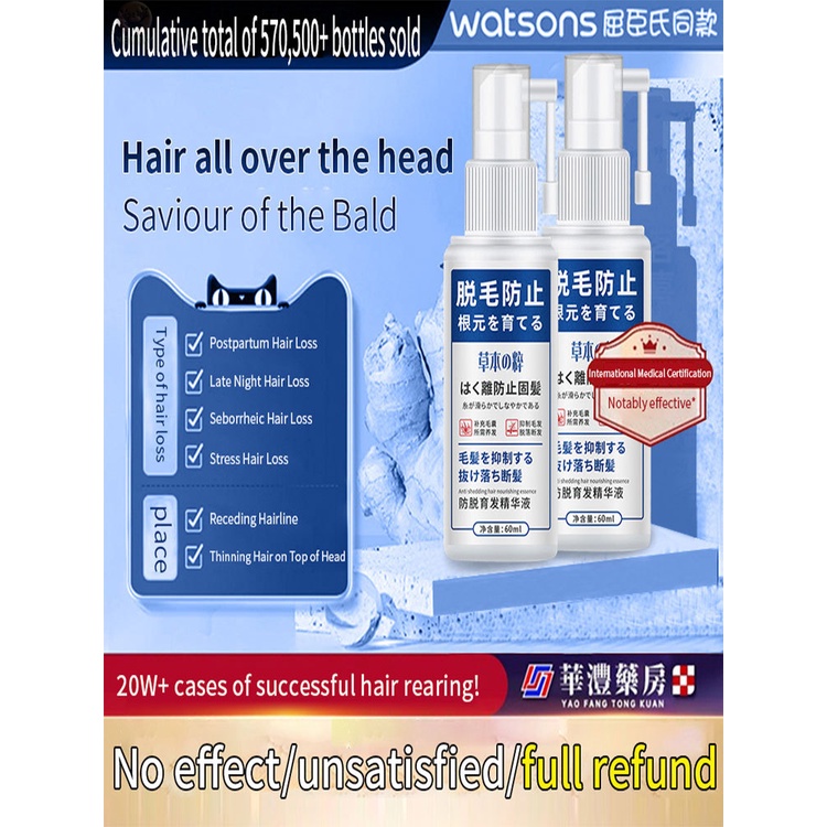 NEWSKY Hair Growth Tonic Hair Serum for Grow Hair Anti Hair Loss Herbal