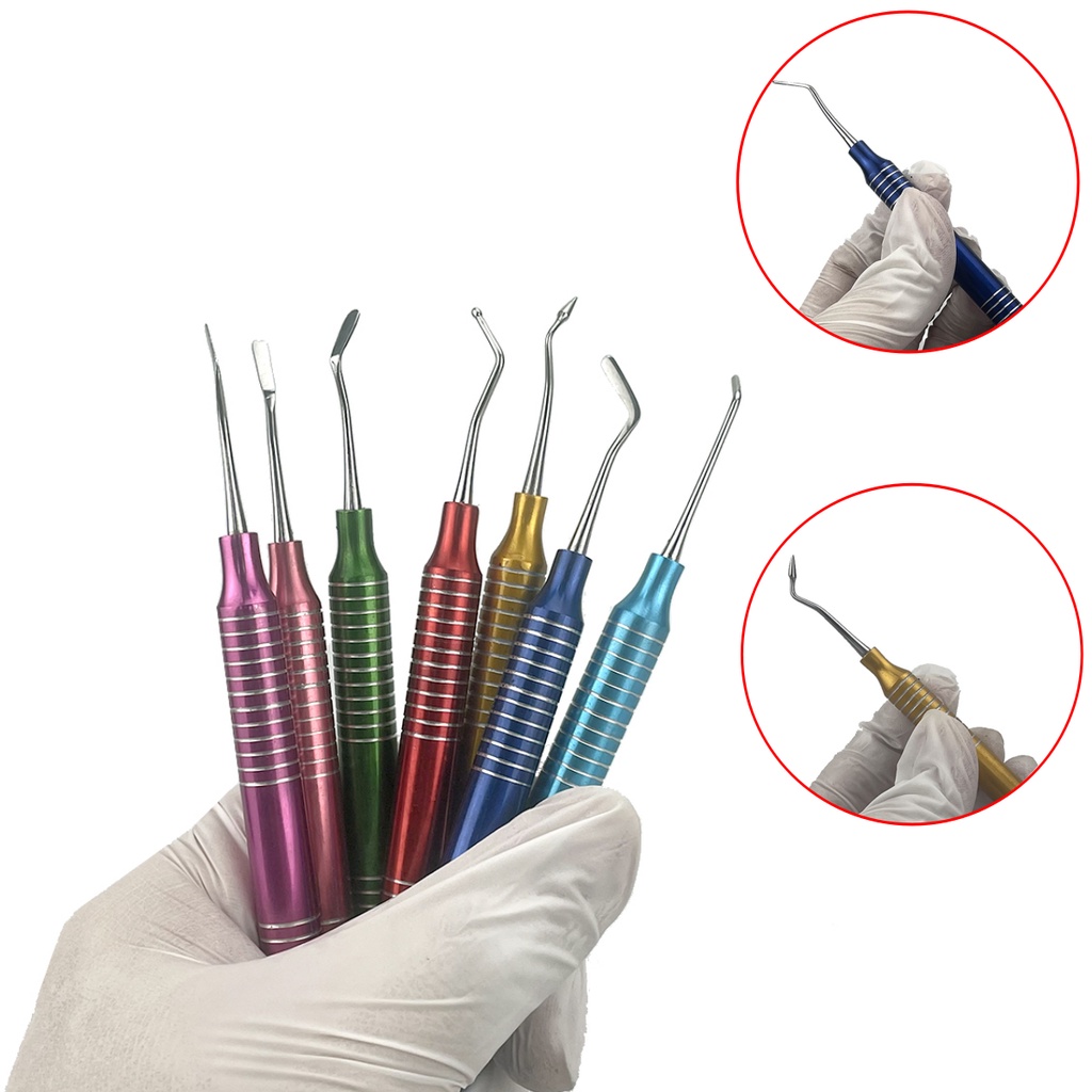 7Pcs Dental Composite Resin Filling Restorative Instrument Filler Set