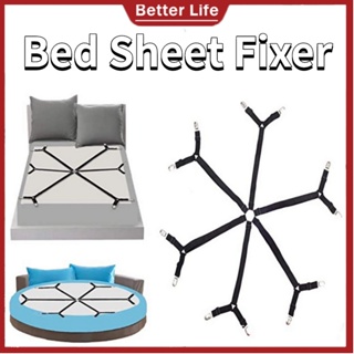 Cheap 6 Sides Bed Sheet Holder Straps Adjustable Bed Sheet Clips
