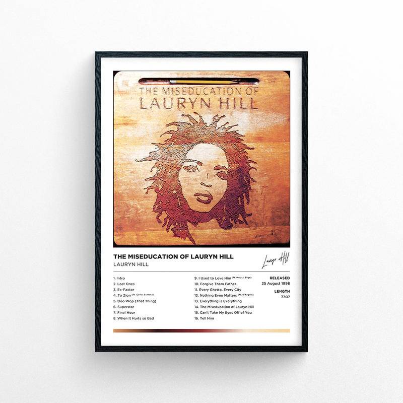 Lauryn Hill The Miseducation Of Lauryn Hill Poster Print Unframed Polaroid Style Music 4530