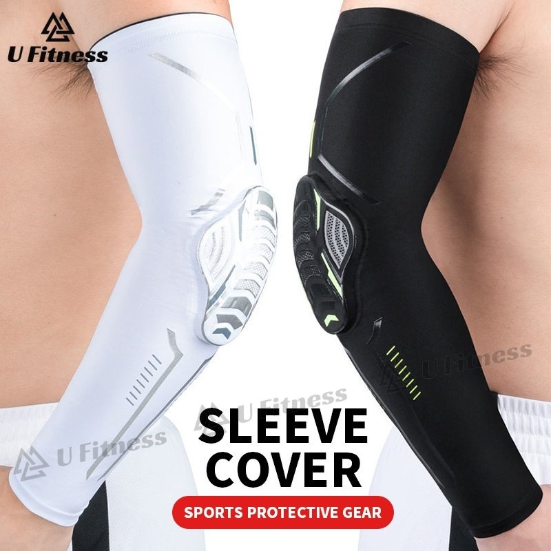 1Pc Sports Anticollision Elbow Pads Compression Arm Sleeves Sports