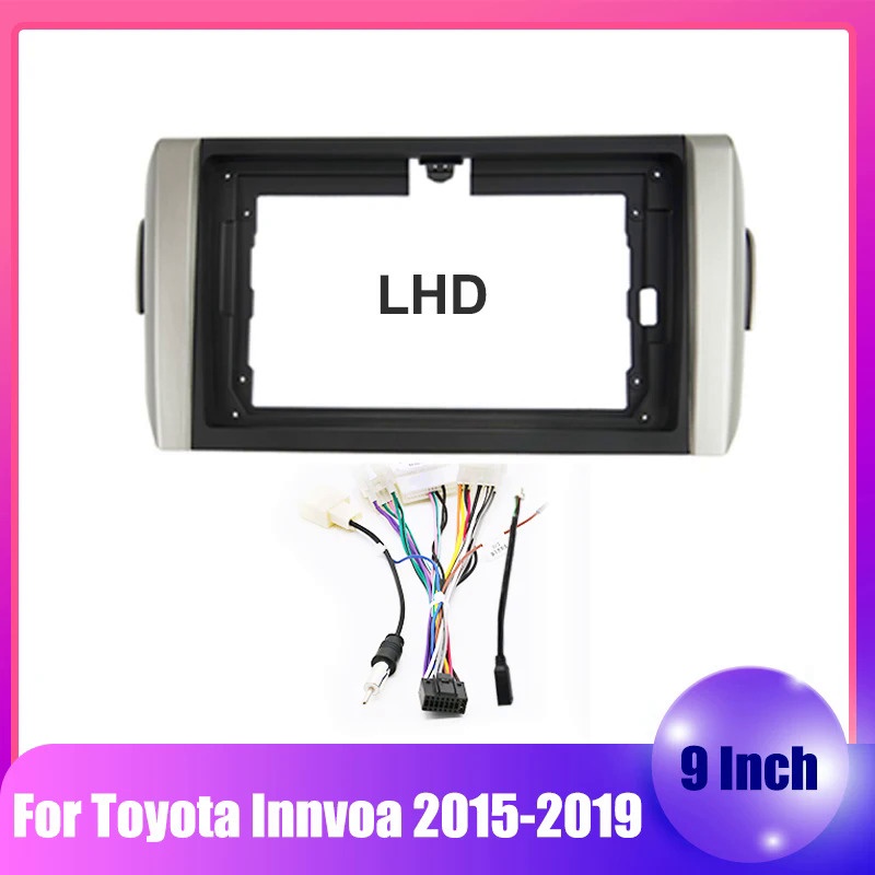 9inch Car Audio 2Din Dashboard Frame Adapter Suitable for Toyota Innova ...