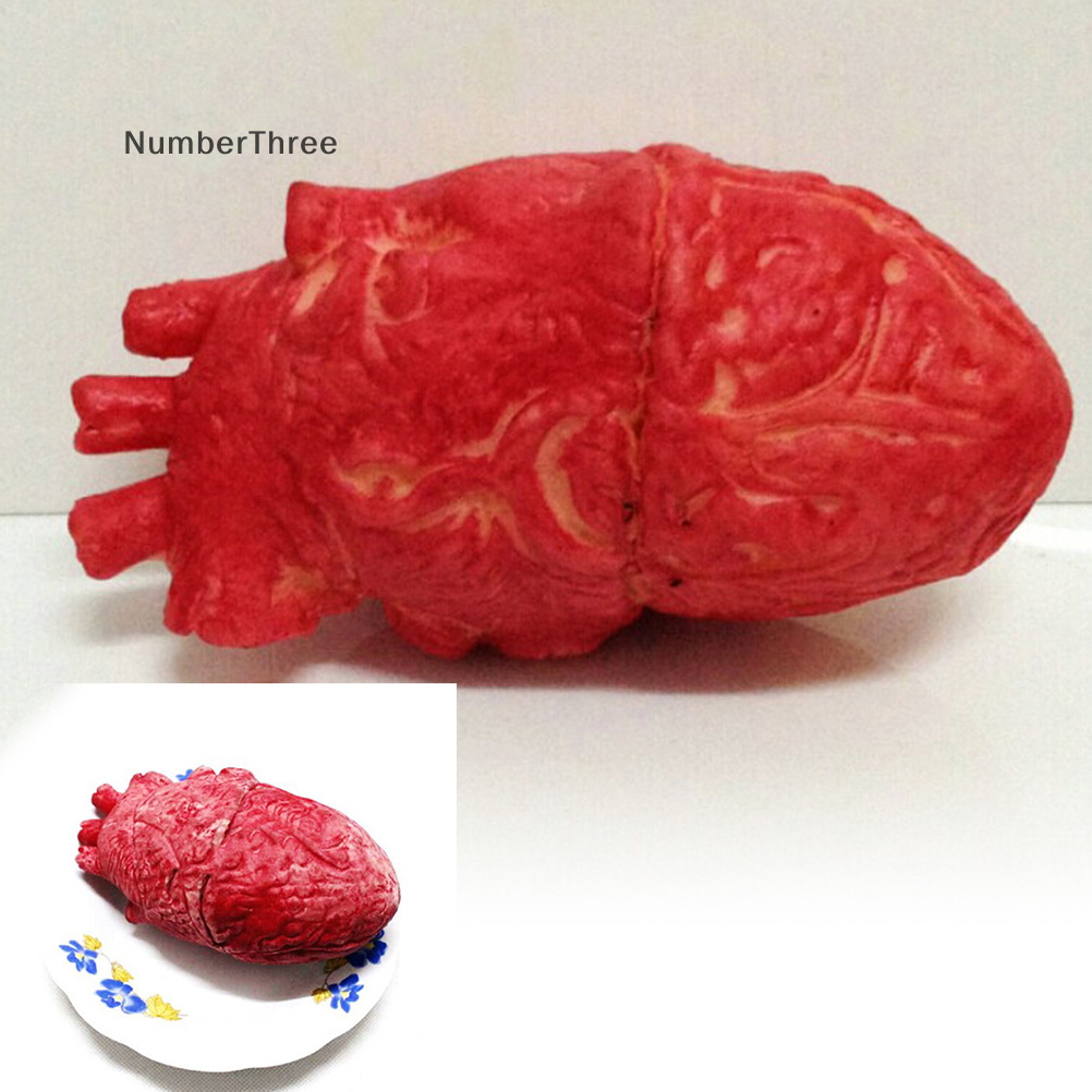 NumberThree Horroribble Halloween Human Heart Prop Decoration Life Size ...