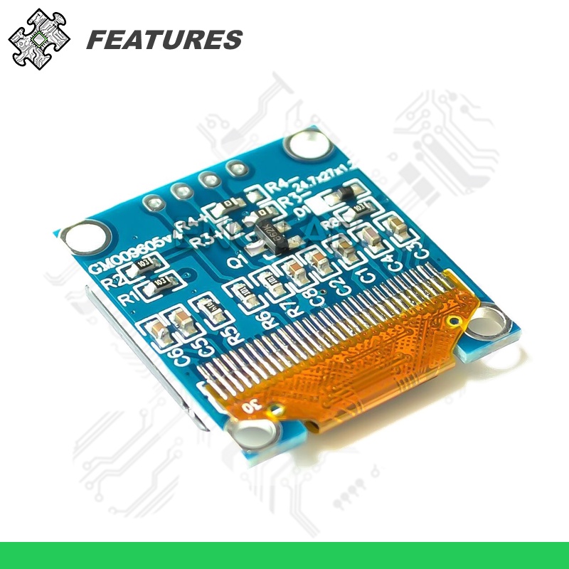 ENGLAB★0.96 Inch OLED, 128x64 Pixel, White/Blue, OLED Display Board For ...