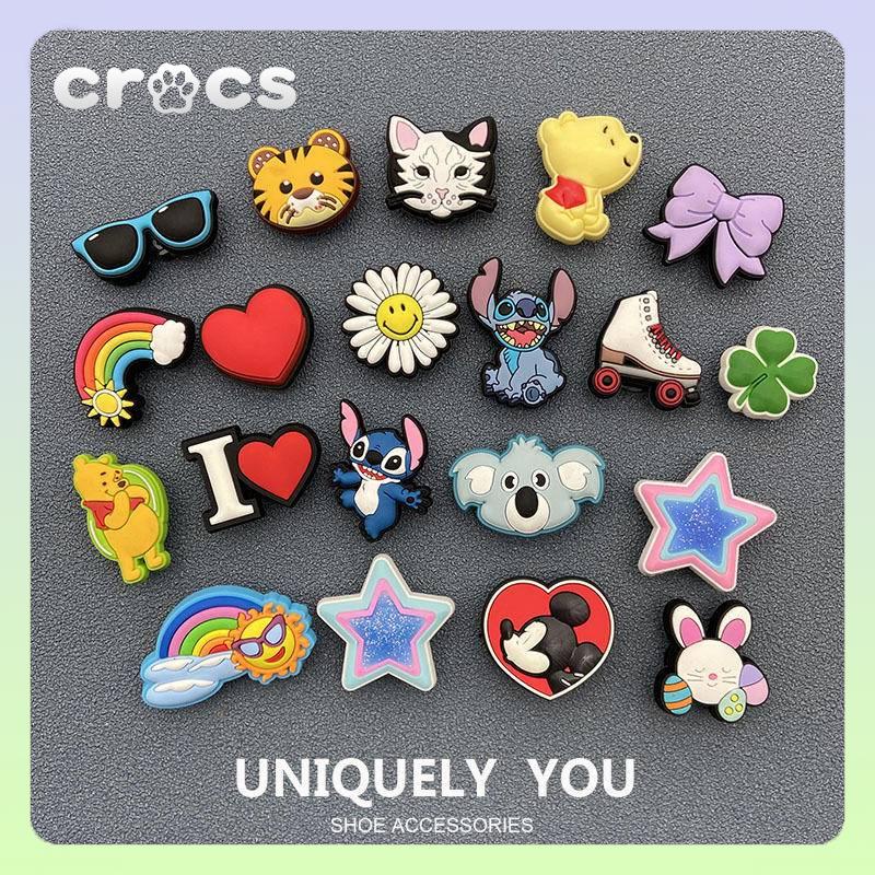 jibbitz for crocs set Disney Series crocs charms Pooh Hole Shoe Buckle ...