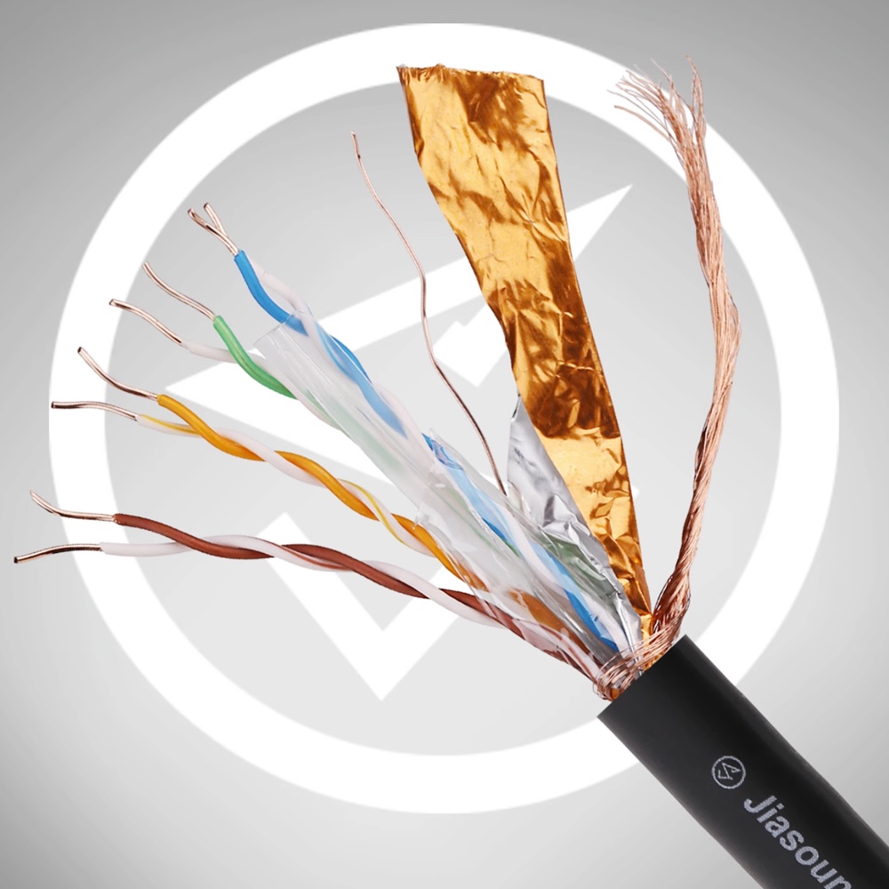 Flutesan 4-Channel XLR Over RJ45 Snake Kit – 3.3 Ft Cables, Colorful Plugs, For Stage & Studio