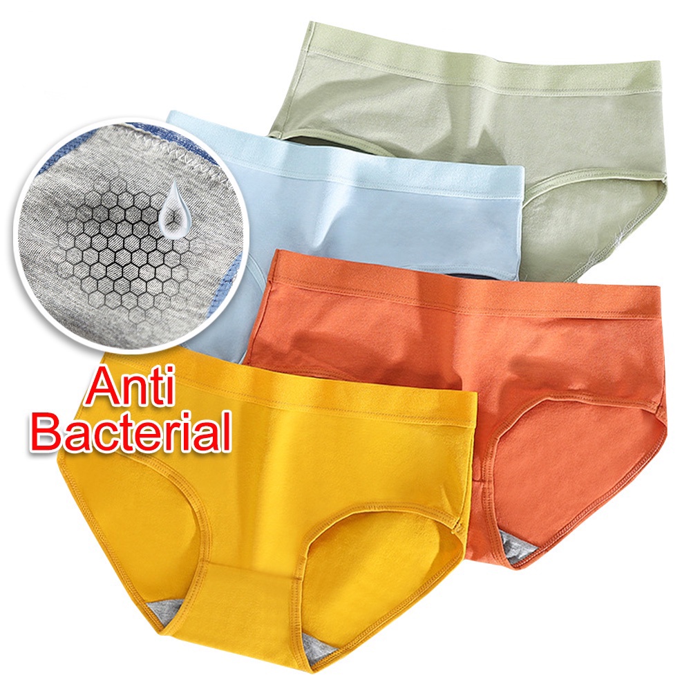 Women Panties Healthy Antibacterial Panty Cotton Lingerie Girl Briefs