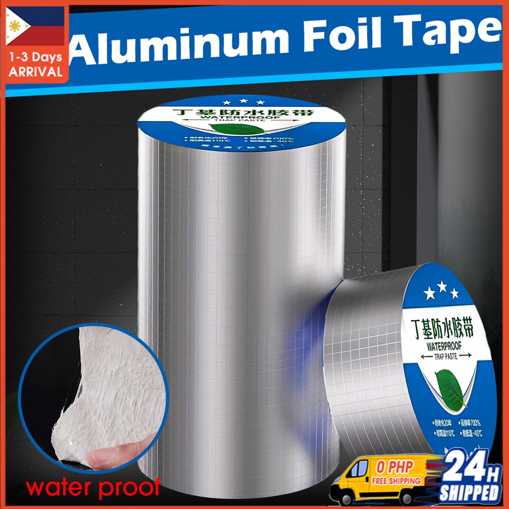 Aluminum Foil Butyl Super Strong Waterproof Tape Rubber Stop Leaks Seal