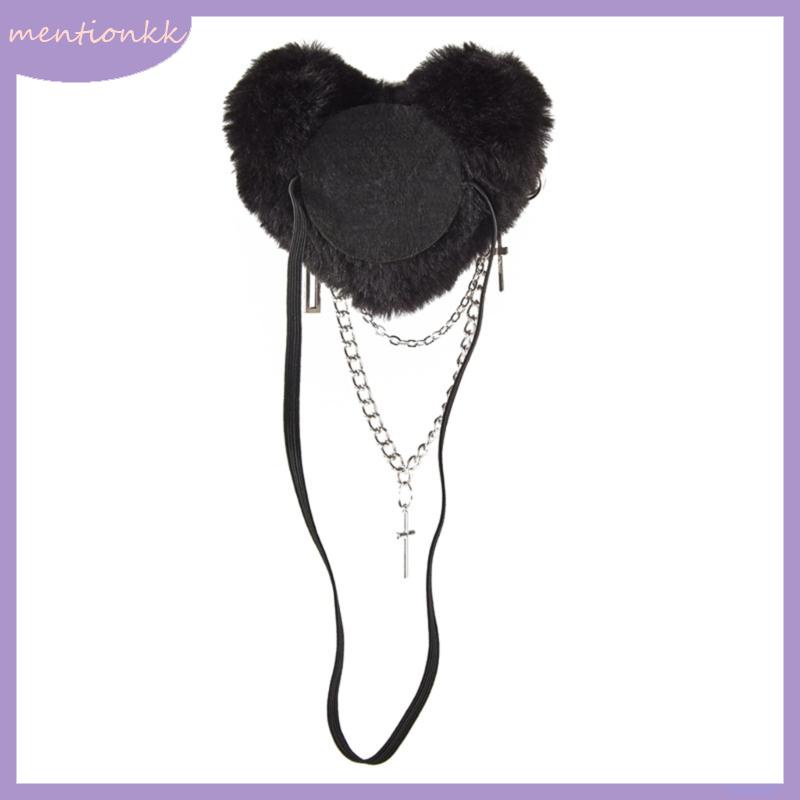 MENTION Heart Shaped Eye HalloweenCosplay Eyepatch Paper Clip Eye