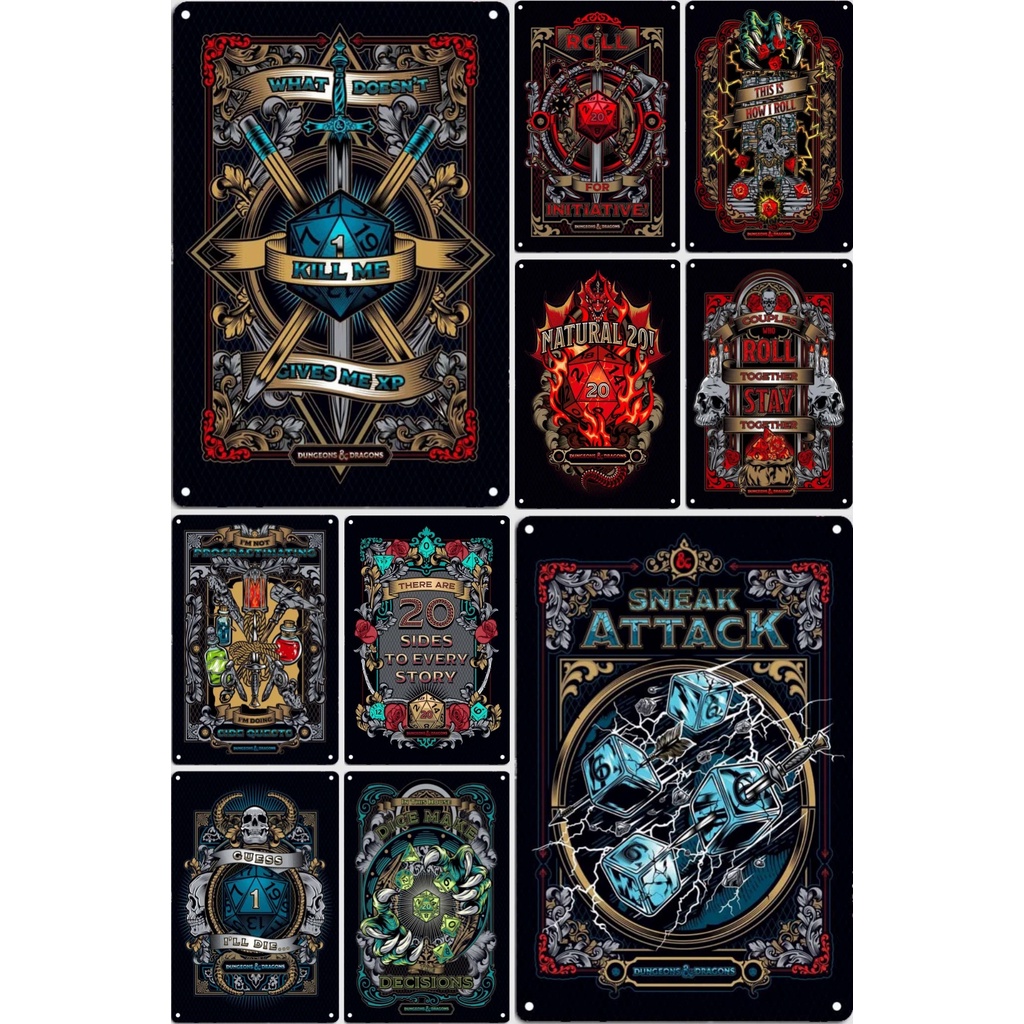 2023Slogan Collection Room Decor Tin Plaque Pub Club Metal Sign Garage Decoration Man Cave Metal