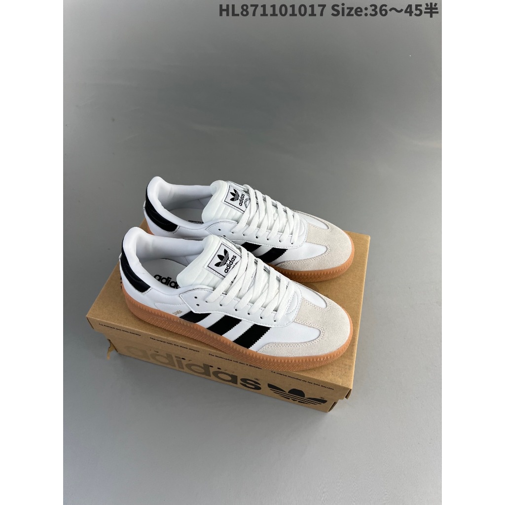 Espesyal na alok Adidas Originals samba og black and white men and ...