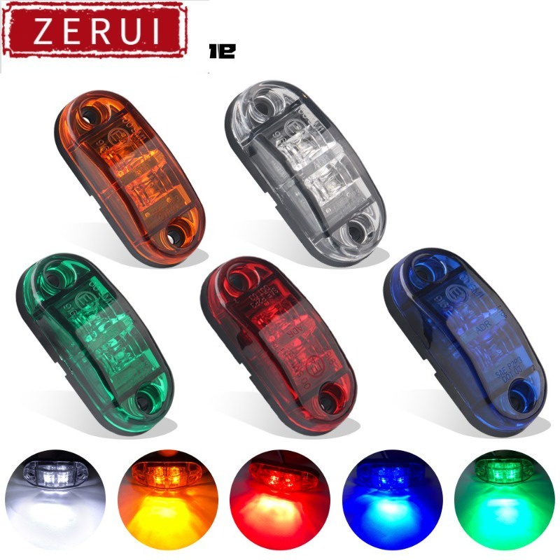 ZR For 1Pcs 12V / 24V LED Side Marker Lights Car External Lights ...