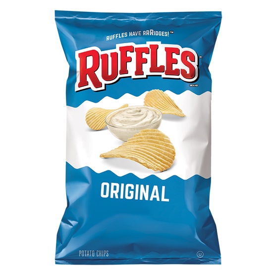 Ruffles Original Potato Chip Snack Traditional Flavor 184.2g Expiry ...