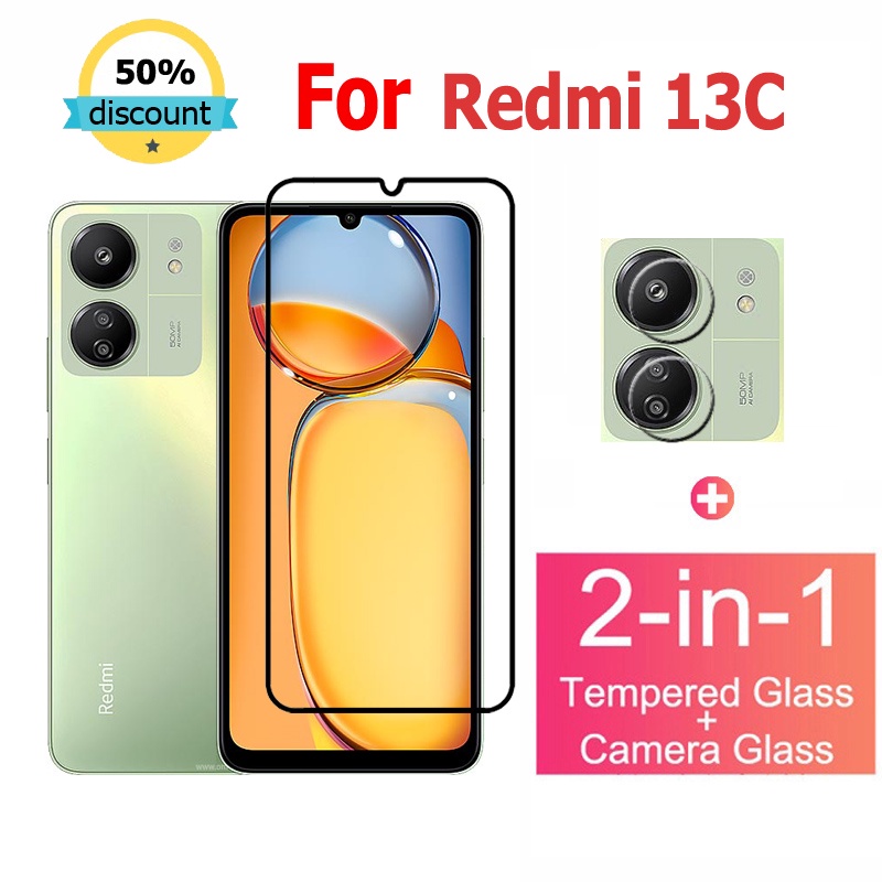 Redmi 13C Tempered Glass Screen Protector For Xiaomi Redmi Note 13 Pro