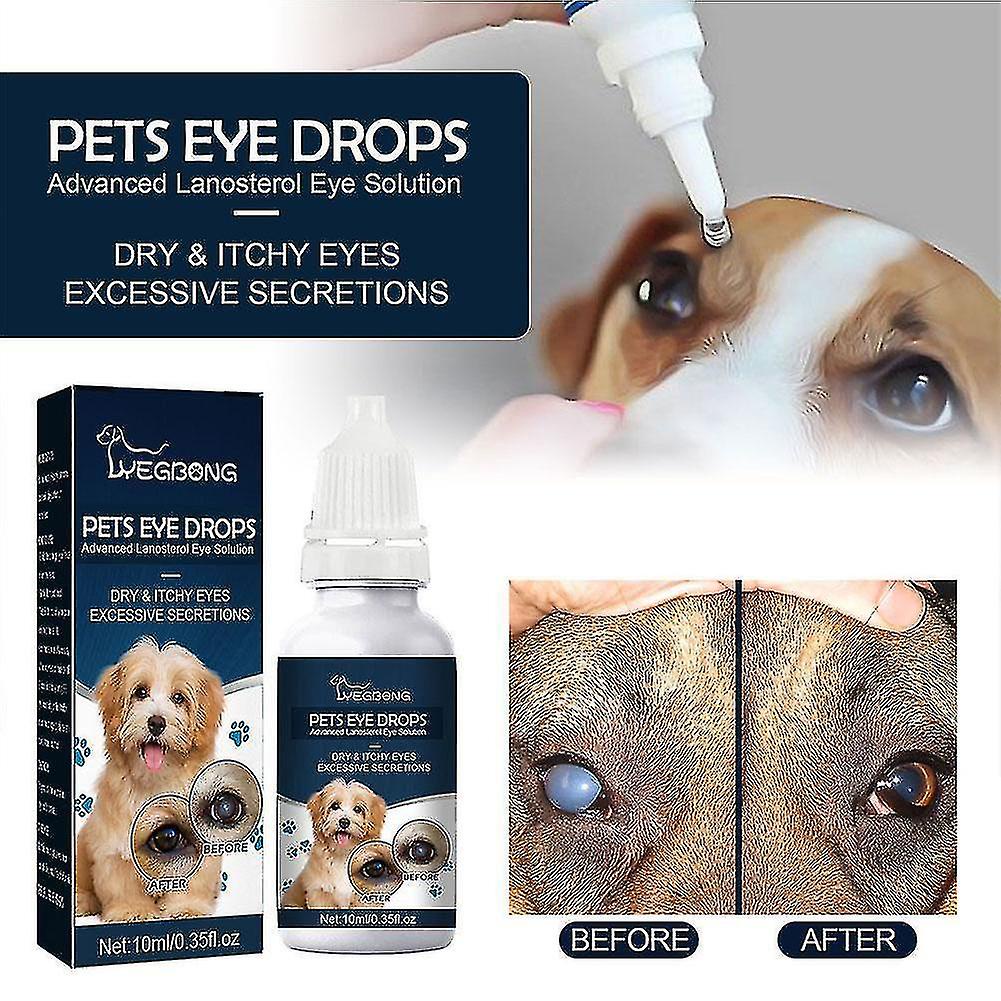 Pet Eye Drops Cataract Drops For Pet Eye Lubricant Drop Lanosterol Solution Shopee Philippines