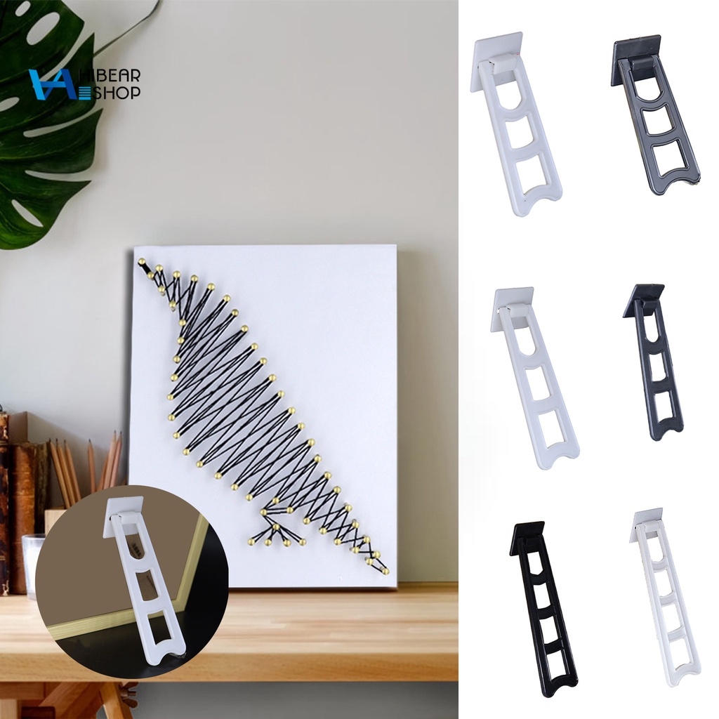 HIH-5Pcs Photo Frame Stand Adjustable Angle Adhesive Backing Photo ...