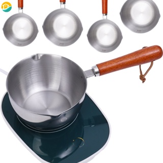 304 Stainless Steel Frying Pan Household Hot Oil Pan Boiled Eggs